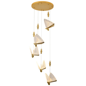 Lampa designerska wisząca BEE LAMP złota MP0090-5 gold - Step Into Design